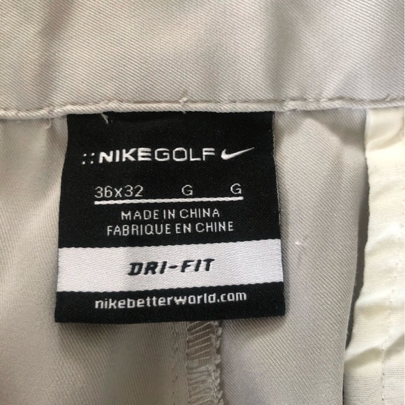 Nike Dri-Fit Quick Dry Golf Pants Size 36 - Picture 3 of 5